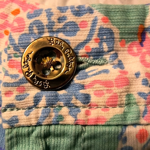 LILLY PULITZER 'Fansea' Minty Fresh Callahan Short Size 0 - Picture 7 of 16